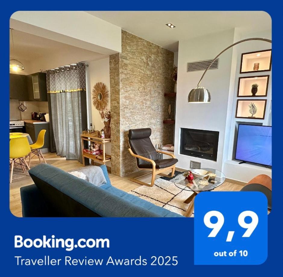 Chic Apartment In Nature, 5-Min Walk To The Beach Kalamata Exterior foto